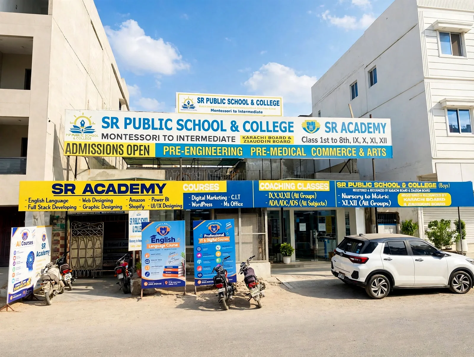 SR Public School & College building